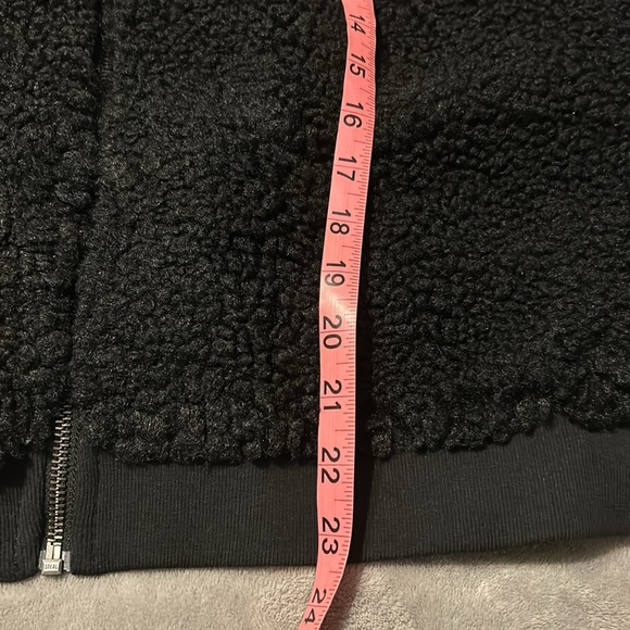 Jcrew Cropped Sherpa Jacket Bomber Jacket Cozy Coat - Picture 10 of 10